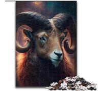 Puzzles pour Adultes, 1000 pièces Dream Goat en Carton, Jeu de réflexion, Jeu Familial interactif, adapté aux 14 Ans et Plus, 1000 pièces(26x38cm)