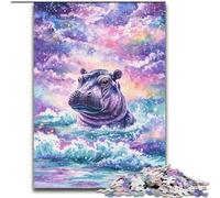Puzzles pour Adultes 1000 pièces Dream Hippo, Jeux éducatifs et décoration d'intérieur, idéal comme Cadeau pour Toute la Famille (Taille 26x38cm)