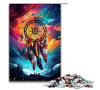 Puzzles pour Adultes 1000 pièces Dreamcatcher par Splatters De Nombreux Puzzles colorés et épais pour la décoration de la Maison À Offrir en Cadeau pour Toute la Famille 75 x 50 cm
