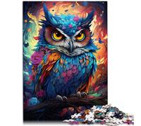 Puzzles pour Adultes 1000 pièces d'un Concours de Vitesse à la Main du Hibou du désert 26x38cm Cadeau d'anniversaire Cadeaux Art Mural pour Adolescent Âge 14 Ans et Plus