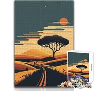 Puzzles pour Adultes - 1000 pièces - Échos de la Nature - Jeu au Design élégant - Décoration d'intérieur - Cadeau d'anniversaire - Dimensions : 50x75cm