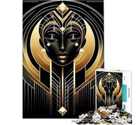 Puzzles pour Adultes 1000 pièces Élégance de l'âge d'or Art Amusant à la Maison Jeu d'assemblage de Motifs Manuel pour Les 14 Ans et Plus 50x75cm