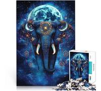 Puzzles pour Adultes 1000 pièces Éléphant mystérieux Fait de Papier,Convient aux Personnes âgées de 14 Ans et Plus Réduction du Stress intéressante Cadeau d'anniversaire, Cadeaux, Art Mural。