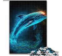 Puzzles pour Adultes, 1000 pièces en Bois représentant des Dauphins, idéal pour Les fêtes ou Les Anniversaires, Jeu de société 1000 pièces(50x75cm)