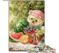 Puzzles pour Adultes, 1000 pièces en Bois représentant Un Ours en Peluche, activités Amusantes à la Maison, Cadeau d'anniversaire, Cadeau de Voyage, Taille 50x75cm