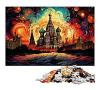 Puzzles pour Adultes 1000 pièces en Bois Russie Puzzle Saint Pétersbourg Jouets éducatifs et éducatifs pour Toute la Famille (1000 pièces 75 x 50 cm)