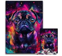Puzzles pour Adultes, 1000 pièces en Carton Galaxy Raccoon, idéal pour Les Amoureux, Cadeau Parfait pour Noël, Le Nouvel an, la Saint-Valentin 26x38cm/10,23x14,96 Pouces