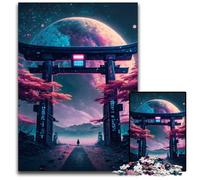 Puzzles pour Adultes, 1000 pièces en Carton, La Porte de l'Au-delà, Divertissement Relaxant, Cadeau de Noël idéal et décoration d'intérieur 26x38cm/10,23x14,96 Pouces