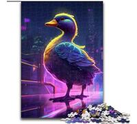 Puzzles pour Adultes, 1000 pièces en Carton représentant Un Canard, Divertissement Relaxant, Cadeau de Noël idéal et décoration d'intérieur, 1000 pièces(26x38cm)