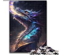 Puzzles pour Adultes, 1000 pièces en Carton, thème Dragons Anciens, Règne Cosmique, Jeu interactif Familial, 1000 pièces(26x38cm)