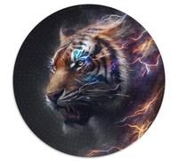 Puzzles pour Adultes 1000 pièces en Papier Tigre, Un Casse-tête Stimulant pour Les Adolescents, Parfait pour la décoration intérieure ou comme Cadeau (Taille 67,5 x 67,5 cm)
