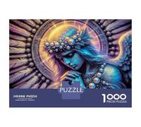Puzzles pour Adultes 1000 Pièces Enchanted Angelic Artwork Puzzles pour Adultes Jeux Familiaux Difficile, Difficile, Stimulant À Terminer 52x38cm/1000pcs