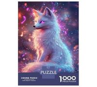 Puzzles pour Adultes 1000 Pièces Enchanted Fox Glow -1 Puzzle Adulte Anti-Stress, Décoration Intérieure, Jeu Stimulant, Cadeau 70x50cm/1000pcs