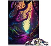 Puzzles pour Adultes 1000 pièces Enchanted Woods Impossible Puzzle 26x38cm est idéal comme Cadeau pour Toute la Famille pour Les 14 Ans