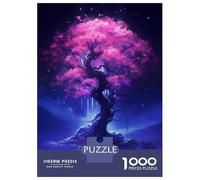 Puzzles pour Adultes 1000 Pièces Epic Viole Blue Tree Puzzles pour Adultes Jeu Manuel Défi Difficile Aidez Votre Cerveau À Faire Travailler 70x50cm/1000pcs