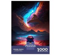 Puzzles pour Adultes 1000 Pièces Escape from City Puzzle pour Adultes, Jeu De Réflexion, Décoration Intérieure, Cadeaux De Noël Ou d'anniversaire 38x26cm/1000pcs