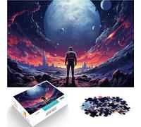 Puzzles pour Adultes 1000 pièces Espace Aidez Le Cerveau à exercer des Jouets addictifs pour cultiver la Patience Œuvre d'art 52x38cm