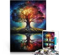 Puzzles pour Adultes 1000 pièces Espace de l'arbre Jouets Jeux éducatifs Soulagement du Stress Une œuvre d'art 75x50cm