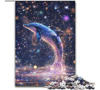 Puzzles pour Adultes 1000 pièces Étoile Dauphin, à partir de 14 Ans, Jeux éducatifs, Jouets à Faire soi-même, œuvres d'art, Cadeau (Taille 50x75cm)