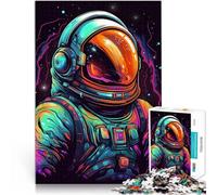Puzzles pour Adultes 1000 pièces Explorateur de l'espace de l'univers Jeu Stimulant avec Affiche et Feuille de Questions correspondantes 50x70cm