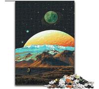 Puzzles pour Adultes 1000 pièces Exploration du Cosmos pour Les Adolescents, Les Couples et Les Amis pour Les Anniversaires et Noël (Taille : 26x38cm)