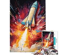 Puzzles pour Adultes 1000 pièces Exploration illimitée défi éducatif Anti-Stress Jouet pour Les 14 Ans et Plus (38x52cm)
