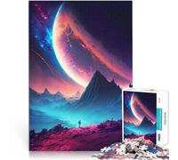Puzzles pour Adultes 1000 pièces Explorez Le Paysage Spatial Entraînez Votre Cerveau et Vos Mains Jeu de défi Unique 38x26cm