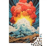 Puzzles pour Adultes 1000 Pièces Explosion Artwork Puzzles pour Adultes Jeux Familiaux Difficile, Difficile, Stimulant À Terminer 38x26cm/1000pcs