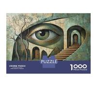 Puzzles pour Adultes 1000 Pièces Eye-Catching Staircase Artwork Puzzle Détente Jeux Défi Difficile Cadeau Anti-Stress 70x50cm/1000pcs