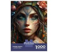 Puzzles pour Adultes 1000 Pièces Fairy Forest Portrait Puzzles pour Adultes Jeux Relaxants, Amusants Et Divertissants Activités Ludiques À La Maison 52x38cm/1000pcs