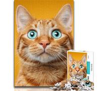 Puzzles pour Adultes 1000 pièces Fantasy Art Cat, Jeu Stimulant, Jouets, décoration Murale, Cadeaux d'anniversaire et de Noël Uniques (38x26cm)