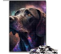Puzzles pour Adultes 1000 pièces Fantasy Dog Puzzles 1000 pièces pour Adultes Jeu d'activités familiales pour Adolescents, Casse-tête Stimulant (Taille 38x26cm)