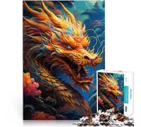 Puzzles pour Adultes 1000 pièces Fantasy Dragon Jeu Stimulant Cadeaux 26x38cm est idéal comme Cadeau pour Toute la Famille