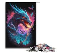 Puzzles pour Adultes 1000 pièces Fantasy Dragon Jigsaw Puzzles Jeu Jouets Drôles 1000 PCS (38x26cm)
