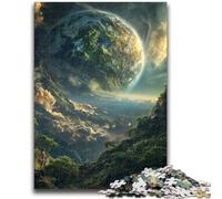 Puzzles pour Adultes 1000 pièces Fantasy Earth pour Jeu éducatif, Jouet de défi, idéal comme Cadeau pour Toute la Famille 38x26cm