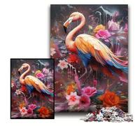 Puzzles pour Adultes 1000 pièces Fantasy Flamingo Puzzle en Carton 26x38cm Cadeau Parfait pour Les Parents, Les Amoureux, Les Amis - 14 Ans et Plus