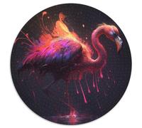 Puzzles pour Adultes 1000 pièces Fantasy Flamingo Puzzles Difficiles pour Adultes Parfait pour Les Cadeaux d'anniversaire, de Noël et d'halloween 67,5 x 67,5 cm