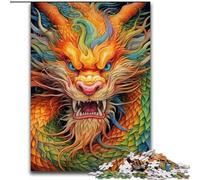 Puzzles pour Adultes 1000 pièces Fantasy Flying Dragon Jigsaw Home Decor Brain Teaser Game for Teens & Family Interaction (Taille : 26x38cm)