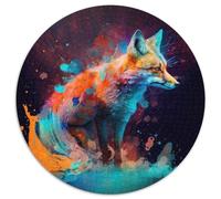 Puzzles pour Adultes 1000 pièces Fantasy Fox Puzzle 1000 pièces Puzzle Activité de Liaison familiale, Cadeau Unique pour Les Vacances et Les Anniversaires (Taille 67,5 x 67,5 cm)