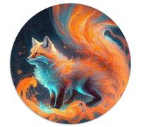 Puzzles pour Adultes 1000 pièces Fantasy Fox Puzzle en Carton pour Adolescents 14 Ans et Plus, Décoration d'intérieur 1000 pièces (67,5x67,5cm)