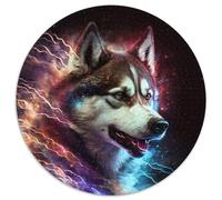 Puzzles pour Adultes 1000 pièces Fantasy Husky Puzzle 1000 pièces Puzzle Activité de Liaison familiale, Cadeau de décoration intérieure, Jeu de Jouets en Famille 67,5 x 67,5 cm
