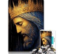 Puzzles pour Adultes 1000 pièces Fantasy Jesus, Jeux éducatifs, décoration de la Maison, Jeu éducatif pour Anniversaire, Noël (38x26cm)
