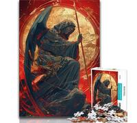 Puzzles pour Adultes 1000 pièces Fantasy Knight, Anti-Stress, défi Difficile, décoration d'intérieur Unique et Cadeaux (38x26cm)