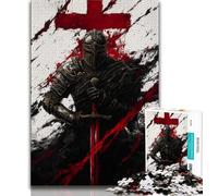 Puzzles pour Adultes 1000 pièces Fantasy Knight, Jeux éducatifs, décoration d'intérieur, Cadeau d'anniversaire, Art Mural (75x50cm)