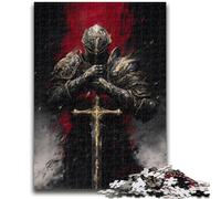 Puzzles pour Adultes 1000 pièces Fantasy Knight, Jeux éducatifs, décoration d'intérieur, Cadeau d'anniversaire, décoration Murale (50x75cm)