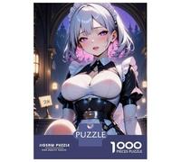 Puzzles pour Adultes 1000 Pièces Fantasy Maid Uniforms for Women Puzzle pour Adolescents Assemblage De Motifs Interaction Parent-Enfant Jeu Au Design Soigné 38x26cm/1000pcs