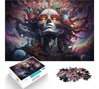 Puzzles pour Adultes 1000 pièces Fantasy Master of The Universe Puzzle découpé avec précision 26x38cm avec Affiche Assortie et Feuille de Questions