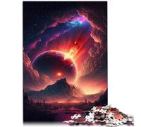 Puzzles pour Adultes 1000 pièces Fantasy Sunset Puzzles Cadeaux 26x38cm Soulagement du Stress Défi Difficile pour Les Adolescents de 14 Ans et Plus