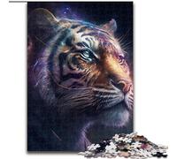 Puzzles pour Adultes, 1000 pièces, Fantasy Tiger, 1000 pièces, pour Adultes et Adolescents, Jeux éducatifs, Cadeaux (Taille 26x38cm)