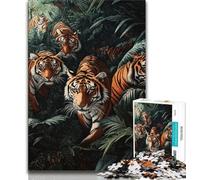 Puzzles pour Adultes 1000 pièces Fantasy Tiger, Puzzle Adulte, défi Difficile à Offrir à Toute la Famille (Taille 38x26cm)